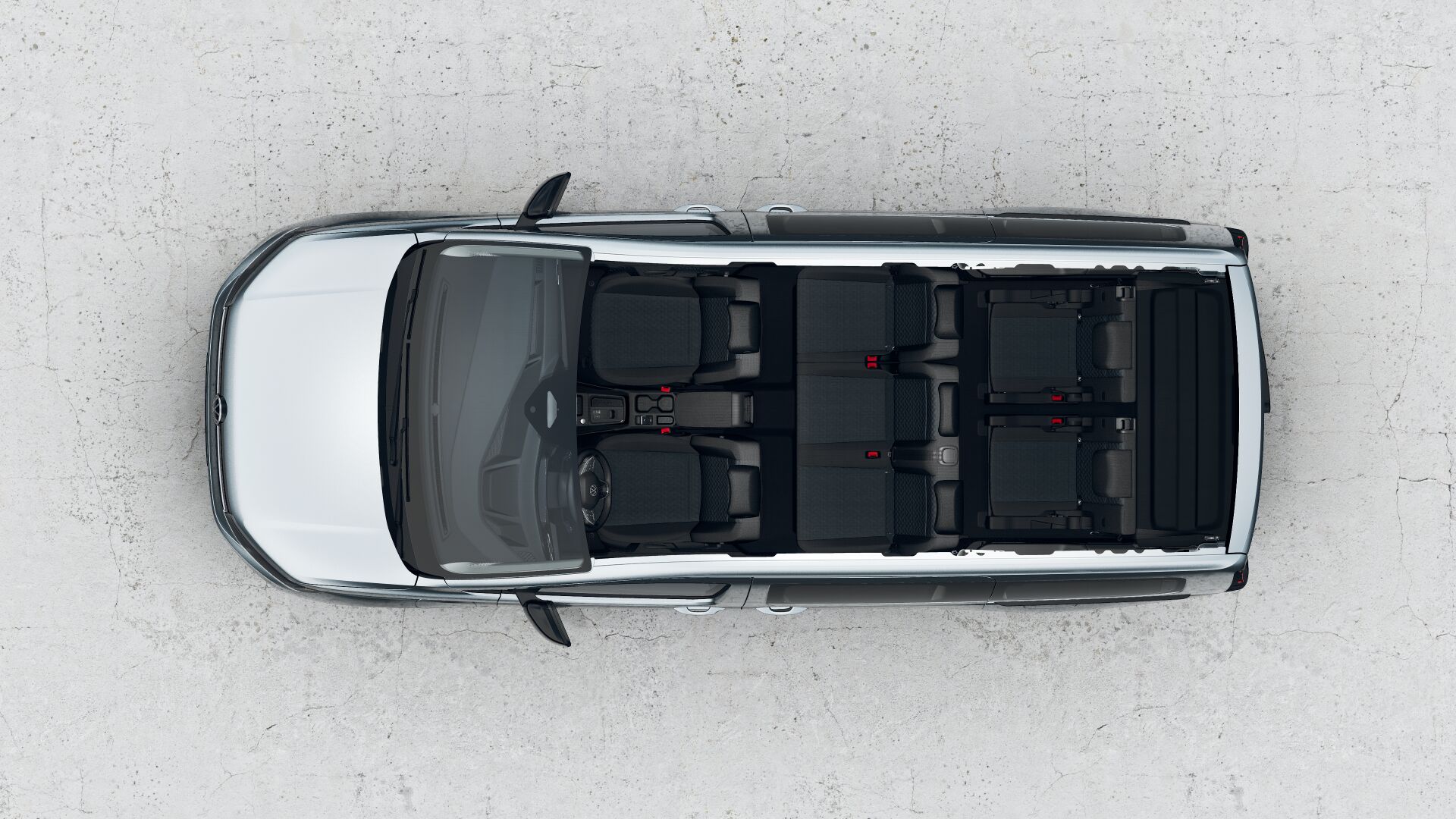 VW Caddy Maxi - Interior Top View